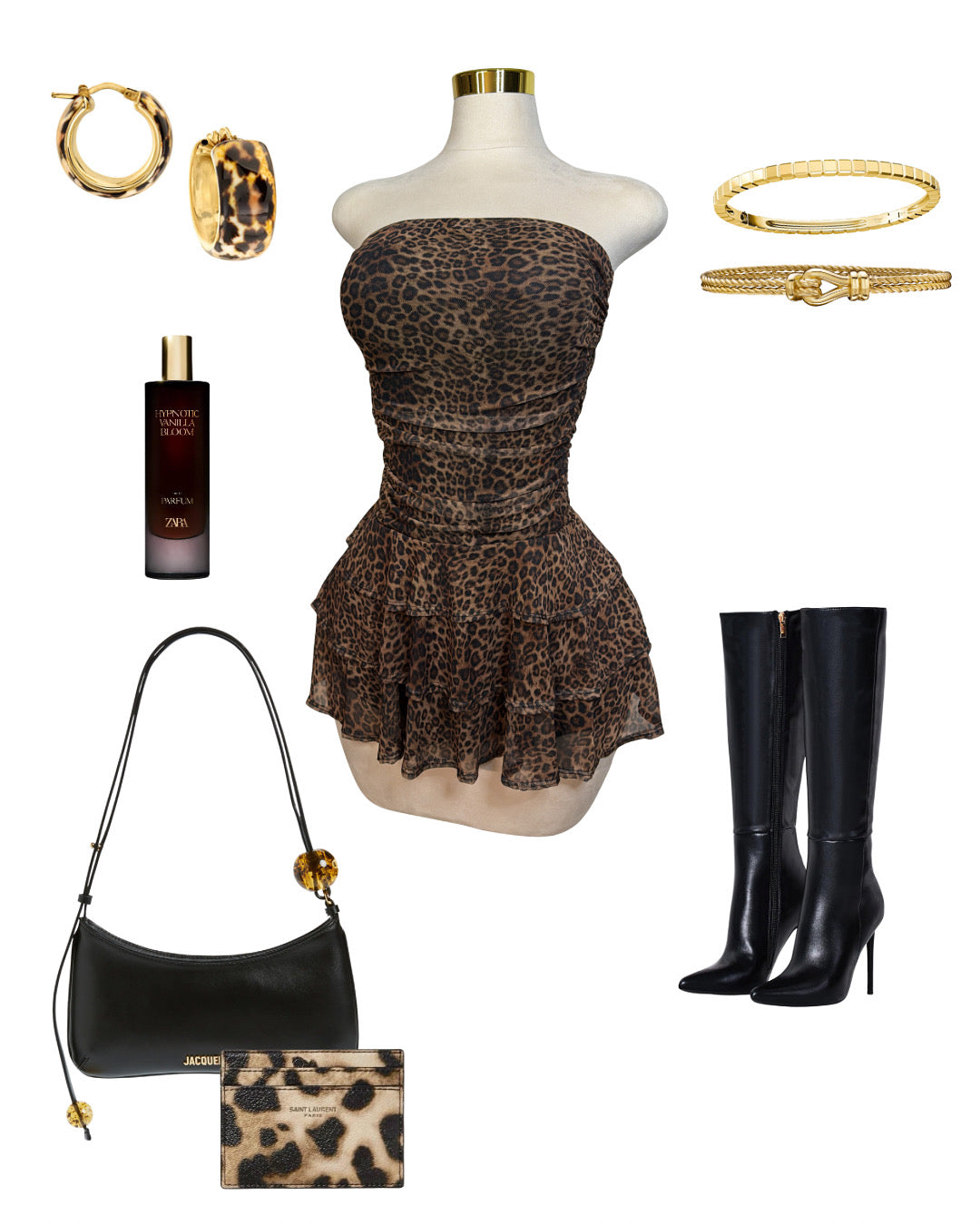 Frida Leopard Dress