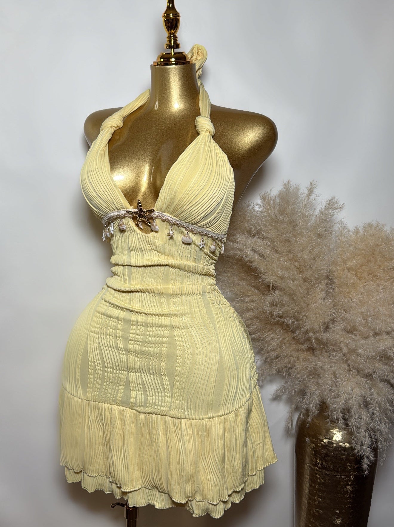 Camila Dress-Yellow