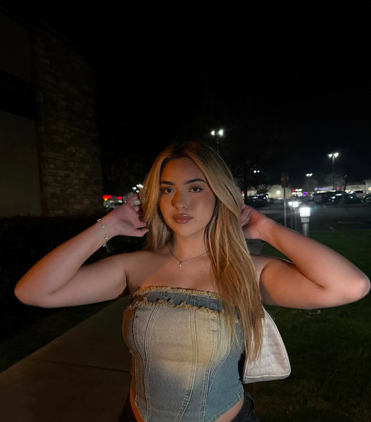 Cora Denim Top