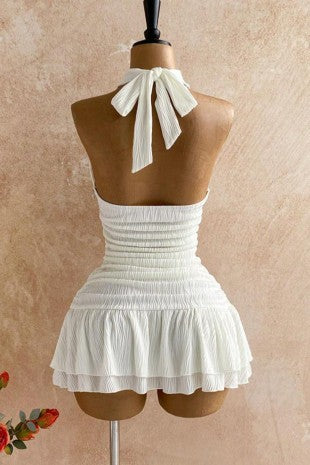 Camila Dress-White