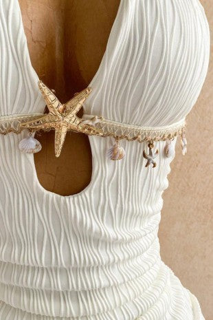 Camila Dress-White